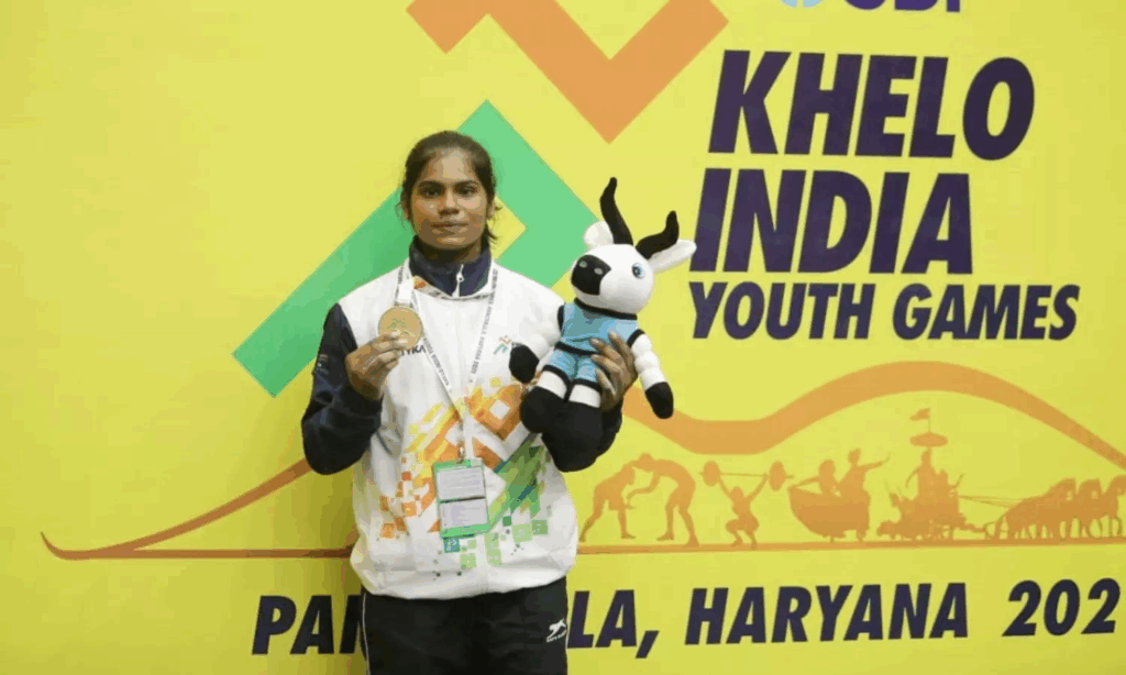 खेलो इंडिया यूथ गेम्स में बेहतरीन प्रदर्शन के लिए खेल मंत्री ने खिलाड़ियों को दी बधाई #kheloindiayouthgames #youthgames2025 #haryana #हरियाणा