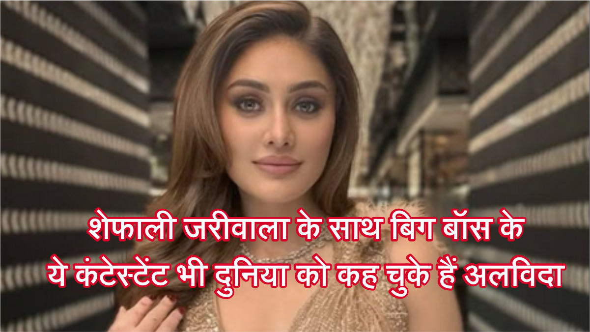 Shefali Jariwala Death News के साथ बिग बॉस के ये कंटेस्टेंट भी दुनिया को कह चुके हैं अलविदा #popularrealityshow #bigboss #bigbosscontestants #passedaway #shefalijariwala #siddharthshukla #salmankhanshow #realityshow