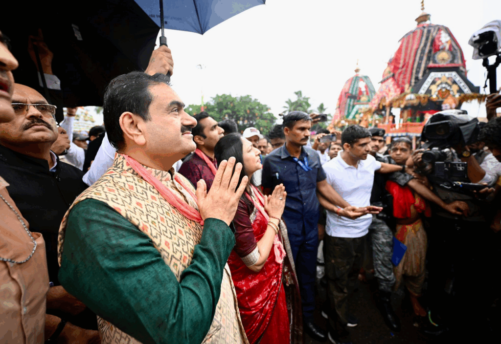 Gautam Adani Jagannath Puri