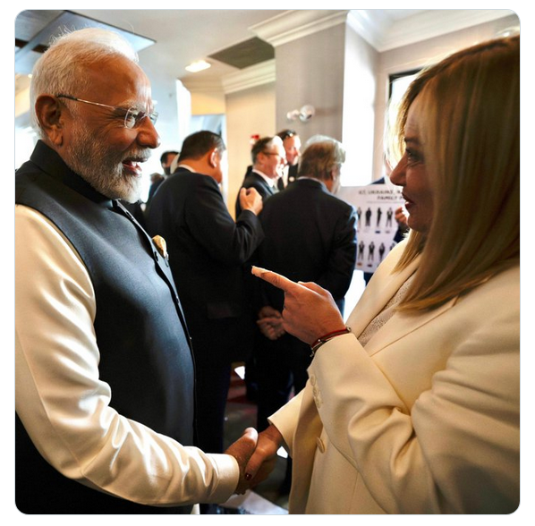 PM Modi - Meloni