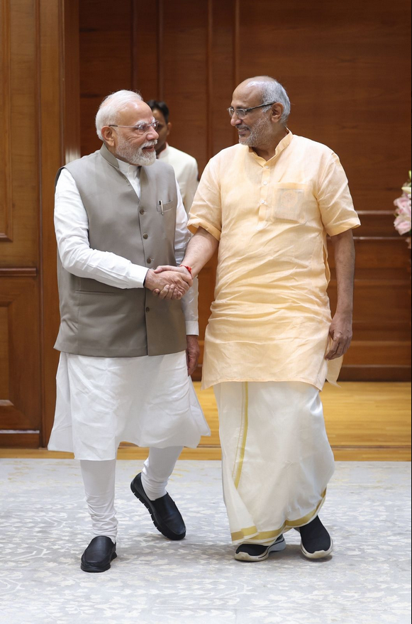 PM Modi-CP Radhakrishnan Meeting