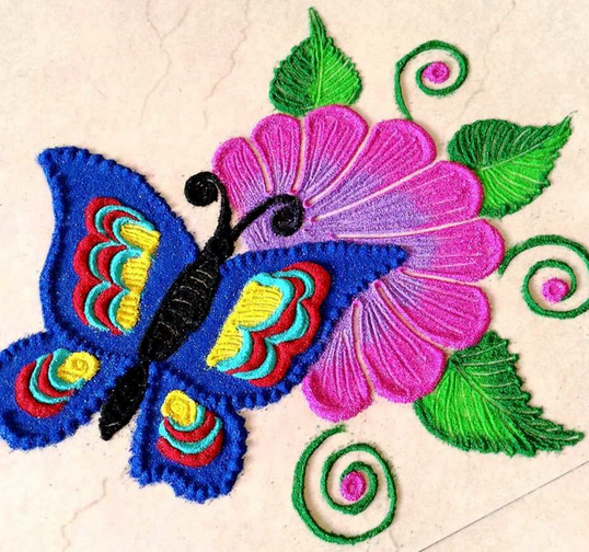 7 Easy & Unique Rangoli Designs for Kids
