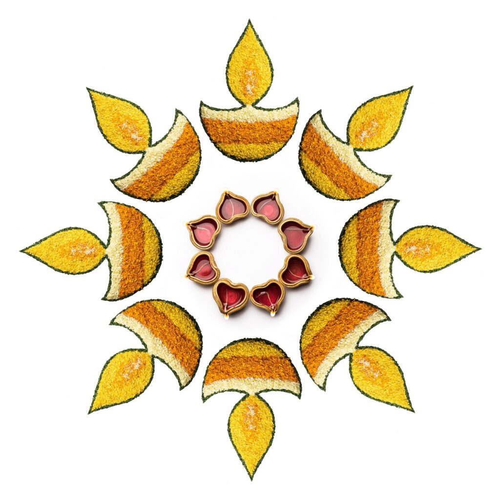 7 Easy & Unique Rangoli Designs for Kids